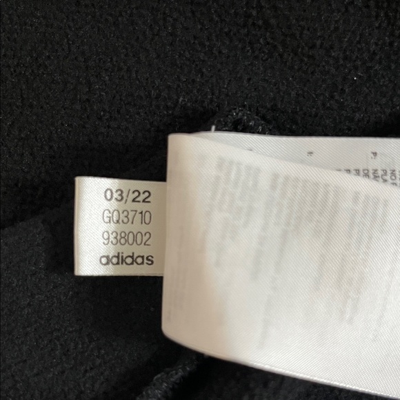 Adidas Black and White Logo Hoodie - Picture 6 of 8